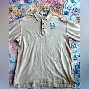Vintage Polo Shirt Embroidered Fish Richard